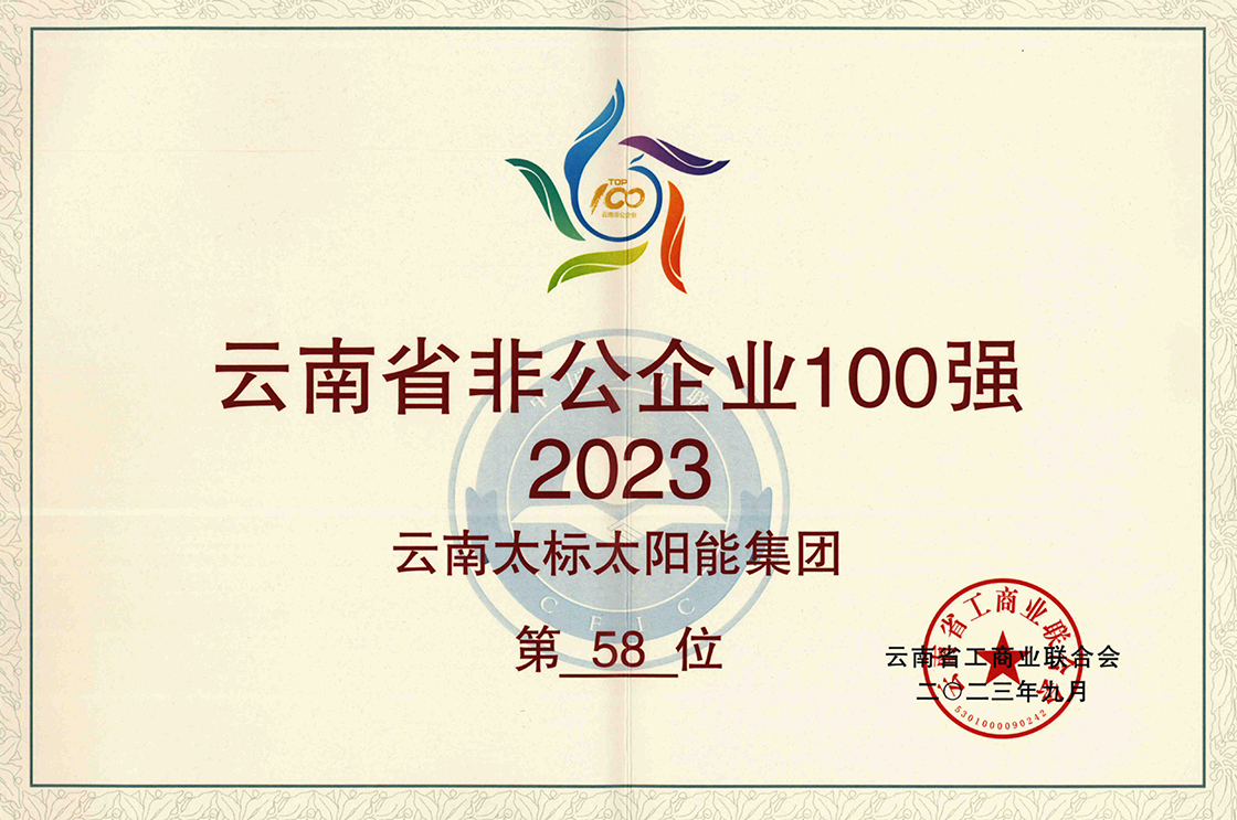 2023非公企业100强